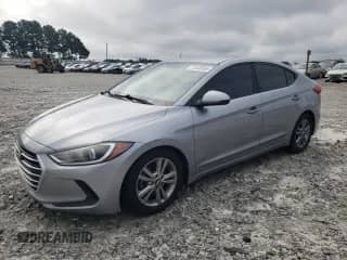 2017 Hyundai Elantra Limited with VIN 5NPD84LF8HH095505, listed as a Copart auction lot 81636585 with 108,255 mi miles and Salvage title. Bid and sale history available at DreamBid. Image 1.