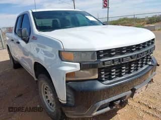 2019 Chevrolet Silverado 1500 Work Truck with VIN 1GCRYAEF7KZ222584, listed as a IAAI auction lot 42747205 with Not provided miles and . Bid and sale history available at DreamBid. Image 1.
