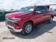 2024 Chevrolet Silverado 1500 LTZ with VIN 1GCUDGED5RZ248361, listed as a IAAI auction lot 42166575 with 7,640 mi miles and . Bid and sale history available at DreamBid. Image 2.