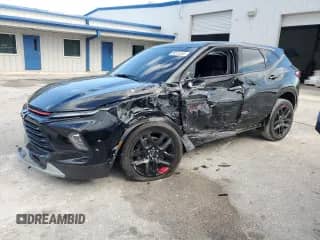 2023 Chevrolet Blazer LT with VIN 3GNKBCR43PS182507, listed as a Copart auction lot 81402545 with 14,916 mi miles and Non repairable. Bid and sale history available at DreamBid. Image 1.