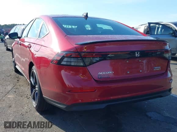 2024 Honda Accord Sport with VIN 1HGCY2F54RA093344, listed as a IAAI auction lot 43091488 with 5,538 mi miles and . Bid and sale history available at DreamBid. Image 3.
