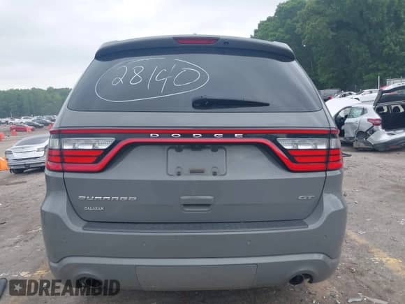 2020 Dodge Durango GT with VIN 1C4RDHDG5LC394096, listed as a IAAI auction lot 42384571 with 65,218 mi miles and . Bid and sale history available at DreamBid. Image 16.