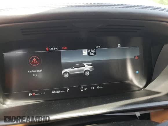 2019 Land Rover Discovery HSE Luxury с VIN SALRT2RV1KA094968, выставлен на аукционе Copart как лот 52856144 с пробегом 74 860 миль миль и . История ставок и продаж доступна на DreamBid. Изображение 9.