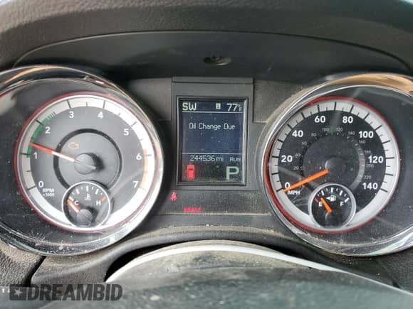 2011 Dodge Durango Citadel with VIN 1D4SE5GT4BC648632, listed as a Copart auction lot 54917995 with 244,536 mi miles and Salvage title. Bid and sale history available at DreamBid. Image 9.
