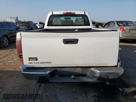 2006 Chevrolet Colorado Work Truck с VIN 1GCCS148768132616, выставлен на аукционе Copart как лот 84760195 с пробегом 125 110 миль миль и Списание • Salvage title. История ставок и продаж доступна на DreamBid. Изображение 6.