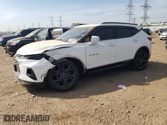 2019 Chevrolet Blazer RS с VIN 3GNKBJRSXKS664516, выставлен на аукционе Copart как лот 72068005 с пробегом 104 498 миль миль и Списание • Salvage title. История ставок и продаж доступна на DreamBid. Изображение 1.