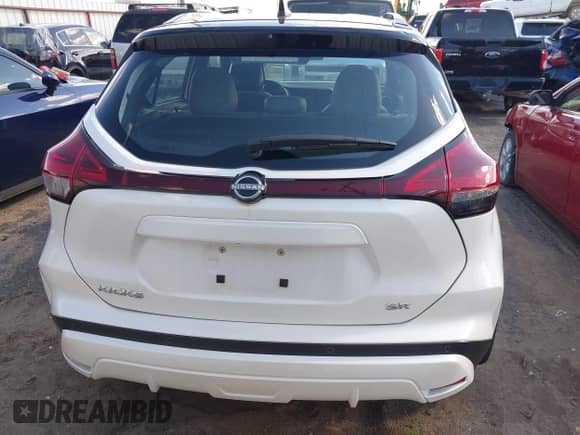 2023 Nissan Kicks SR with VIN 3N1CP5DV2PL509485, listed as a IAAI auction lot 43218725 with 34,491 mi miles and . Bid and sale history available at DreamBid. Image 16.