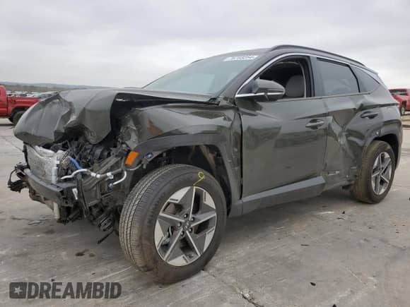 2025 Hyundai Tucson SEL Convenience with VIN 5NMJC3DE6SH466229, listed as a Copart auction lot 76703254 with 1,808 mi miles and Salvage title. Bid and sale history available at DreamBid. Image 1.