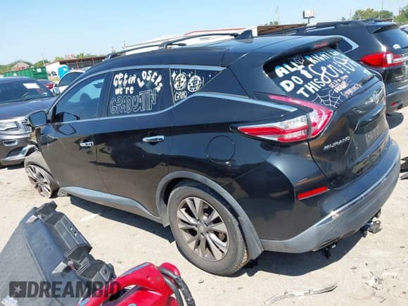 2017 Nissan Murano Platinum с VIN 5N1AZ2MG8HN150915, выставлен на аукционе IAAI как лот 43183090 с пробегом 79 440 миль миль и . История ставок и продаж доступна на DreamBid. Изображение 3.