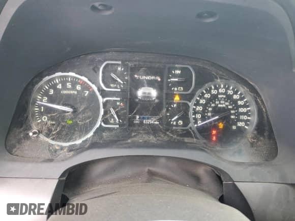 2020 Toyota Tundra SR5 with VIN 5TFDY5F13LX909577, listed as a Copart auction lot 81736645 with 63,294 mi miles and Salvage title. Bid and sale history available at DreamBid. Image 9.