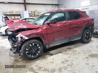 2022 Chevrolet TrailBlazer LT with VIN KL79MPSL2NB076775, listed as a Copart auction lot 44160505 with 100,104 mi miles and Salvage title. Bid and sale history available at DreamBid. Image 1.