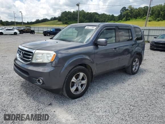 2014 Honda Pilot EX-L with VIN 5FNYF3H53EB013613, listed as a Copart auction lot 64211105 with 282,333 mi miles and Salvage title. Bid and sale history available at DreamBid. Image 1.