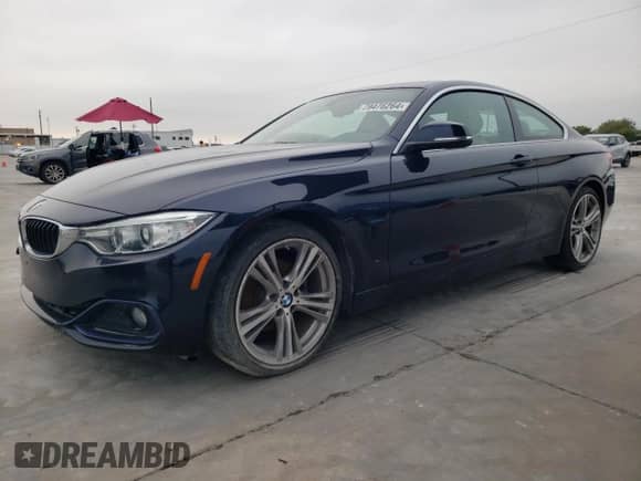 2017 BMW 4 Series 430i with VIN WBA4R7C52HK895575, listed as a Copart auction lot 79476264 with 57,288 mi miles and Clean title. Bid and sale history available at DreamBid. Image 1.