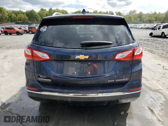 2019 Chevrolet Equinox Premier с VIN 3GNAXXEV4KL162661, выставлен на аукционе Copart как лот 81383305 с пробегом 78 598 миль миль и Списание • Salvage title. История ставок и продаж доступна на DreamBid. Изображение 6.