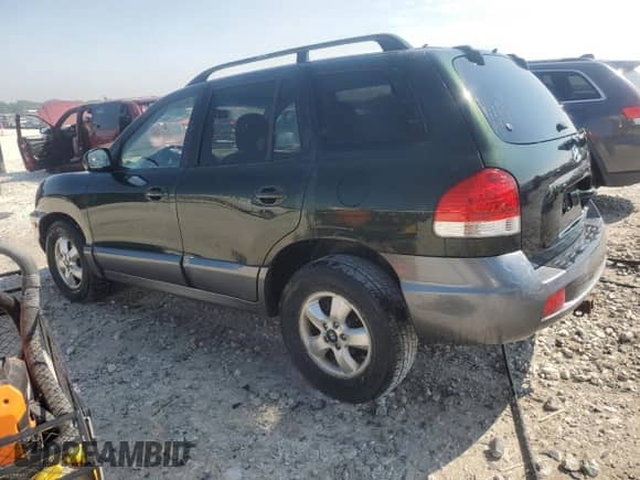 2006 Hyundai Santa Fe GLS with VIN KM8SC73D06U100815, listed as a Copart auction lot 68917975 with 151,624 mi miles and Clean title. Bid and sale history available at DreamBid. Image 2.