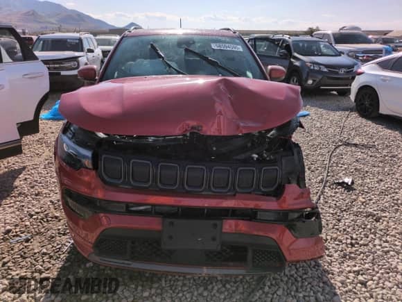 2022 Jeep Compass (RED) Edition with VIN 3C4NJDCB6NT232975, listed as a Copart auction lot 58594595 with Not provided miles and Salvage title. Bid and sale history available at DreamBid. Image 5.