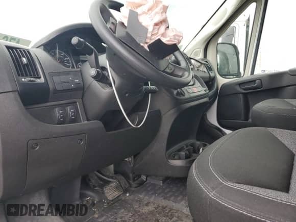 2021 Ram ProMaster Cargo with VIN 3C6LRVBG4ME515307, listed as a Copart auction lot 47648355 with 42,220 mi miles and Salvage title. Bid and sale history available at DreamBid. Image 7.