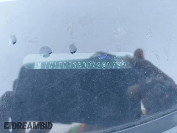 2013 Chevrolet Cruze 1LT с VIN 1G1PC5SB0D7283779, выставлен на аукционе IAAI как лот 43489092 с пробегом 85 405 миль миль и . История ставок и продаж доступна на DreamBid. Изображение 9.