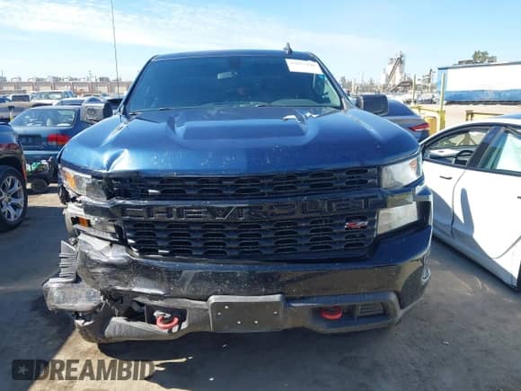 2021 Chevrolet Silverado 1500 Custom Trail Boss with VIN 1GCPYCEF4MZ234391, listed as a IAAI auction lot 42677448 with 87,228 mi miles and . Bid and sale history available at DreamBid. Image 12.