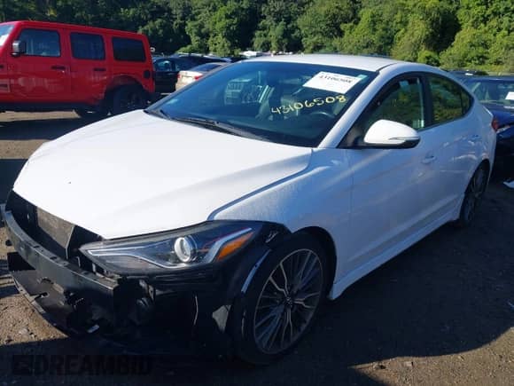 2017 Hyundai Elantra Sport with VIN KMHD04LB3HU355962, listed as a IAAI auction lot 43106508 with 152,587 mi miles and . Bid and sale history available at DreamBid. Image 18.