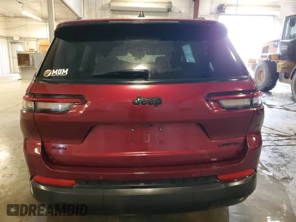 2025 Jeep Grand Cherokee Limited with VIN 1C4RJKBG4S8662484, listed as a Copart auction lot 80907985 with 7,036 mi miles and Salvage title. Bid and sale history available at DreamBid. Image 6.