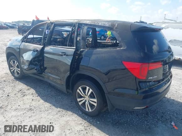 2017 Honda Pilot EX-L with VIN 5FNYF5H59HB020596, listed as a IAAI auction lot 42648974 with Not provided miles and . Bid and sale history available at DreamBid. Image 3.