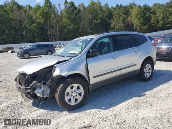 2012 Chevrolet Traverse LS с VIN 1GNKRFED0CJ157918, выставлен на аукционе Copart как лот 84815535 с пробегом Не указан миль и Списание • Salvage title. История ставок и продаж доступна на DreamBid. Изображение 1.