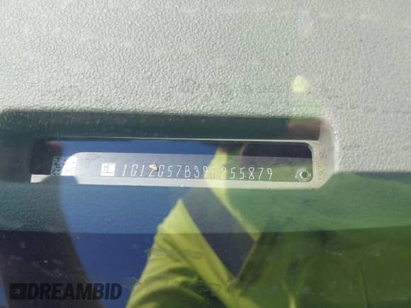 2009 Chevrolet Malibu 1FL with VIN 1G1ZG57B39F255879, listed as a IAAI auction lot 43245420 with 108,852 mi miles and . Bid and sale history available at DreamBid. Image 9.