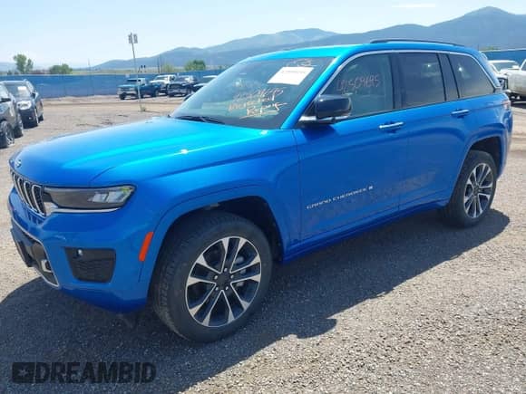 2023 Jeep Grand Cherokee Overland with VIN 1C4RJHDG4P8741175, listed as a IAAI auction lot 42509695 with 50,989 mi miles and . Bid and sale history available at DreamBid. Image 2.