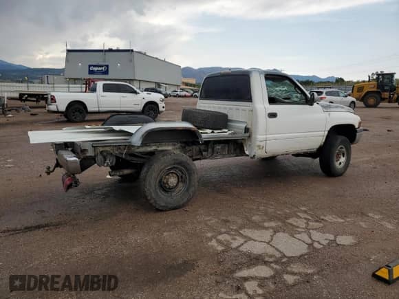 1997 Dodge RAM with VIN 1B7KF26DXVJ598628, listed as a Copart auction lot 70559844 with Not provided miles and Clean title. Bid and sale history available at DreamBid. Image 3.