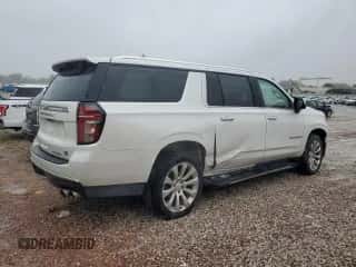 2021 Chevrolet Suburban Premier с VIN 1GNSKFKD2MR146737, выставлен на аукционе Copart как лот 83866475 с пробегом 126 585 миль миль и Списание • Salvage title. История ставок и продаж доступна на DreamBid. Изображение 3.