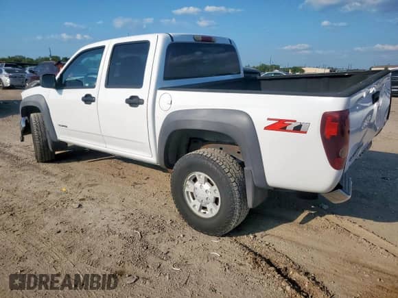 2005 Chevrolet Colorado 1SE LS Z71 with VIN 1GCDS136058175407, listed as a Copart auction lot 80293365 with 86,219 mi miles and Salvage title. Bid and sale history available at DreamBid. Image 2.