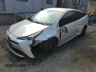 2020 Toyota Prius L Eco with VIN JTDKARFU1L3108523, listed as a Copart auction lot 71521755 with 217,589 mi miles and Salvage title. Bid and sale history available at DreamBid. Image 1.