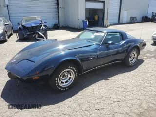 1978 Chevrolet Corvette with VIN 1Z87L8S426134, listed as a Copart auction lot 62166325 with 5,404 mi miles and Salvage title. Bid and sale history available at DreamBid. Image 1.