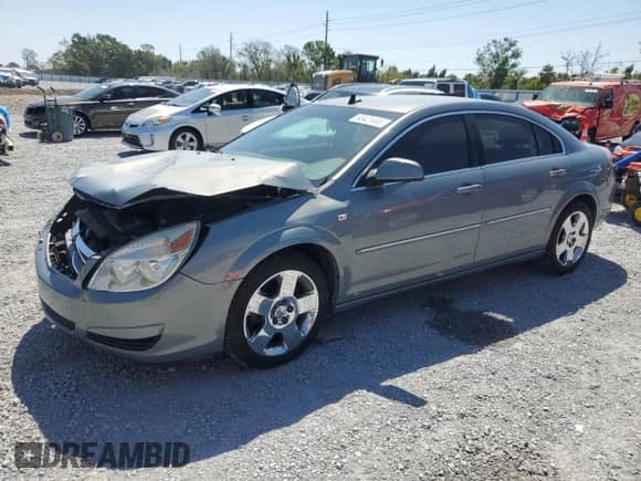 2009 Saturn Aura XE with VIN 1G8ZS57B49F222261, listed as a Copart auction lot 53421445 with 105,615 mi miles and Salvage title. Bid and sale history available at DreamBid. Image 1.