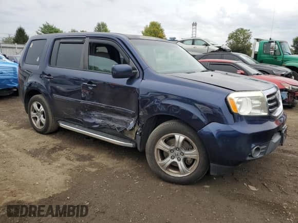 2013 Honda Pilot EX-L with VIN 5FNYF4H76DB086139, listed as a Copart auction lot 82068955 with 154,240 mi miles and Salvage title. Bid and sale history available at DreamBid. Image 4.
