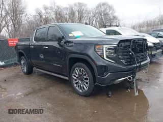 2024 GMC Sierra 1500 Denali Ultimate with VIN 1GTUUHE81RZ314431, listed as a IAAI auction lot 41206219 with 4,642 mi miles and . Bid and sale history available at DreamBid. Image 1.