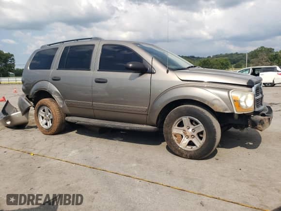 2004 Dodge Durango SLT with VIN 1D4HD48NX4F164411, listed as a Copart auction lot 67123565 with 280,955 mi miles and Salvage title. Bid and sale history available at DreamBid. Image 4.