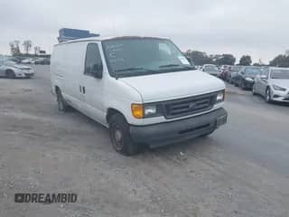 2004 Ford Econoline Cargo with VIN 1FTRE14W94HA16282, listed as a IAAI auction lot 41808947 with Not provided miles and . Bid and sale history available at DreamBid. Image 1.