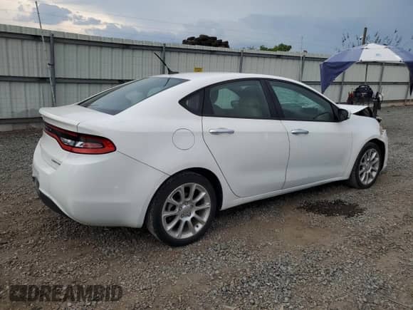 2013 Dodge Dart Limited with VIN 1C3CDFCA2DD342948, listed as a Copart auction lot 68744775 with 47,126 mi miles and Salvage title. Bid and sale history available at DreamBid. Image 3.