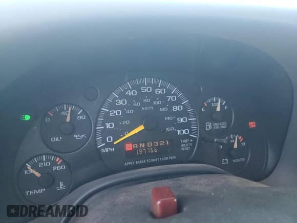 1997 Chevrolet Express with VIN 1GAGG25R1V1086734, listed as a Copart auction lot 46941485 with 197,756 mi miles and Salvage title. Bid and sale history available at DreamBid. Image 9.