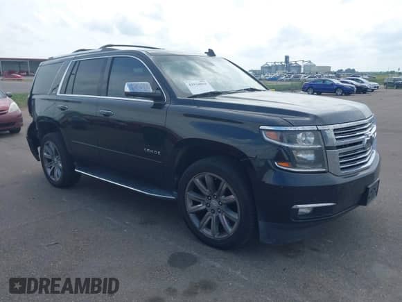 2016 Chevrolet Tahoe LTZ with VIN 1GNSKCKC4GR219987, listed as a IAAI auction lot 42934019 with 158,137 mi miles and . Bid and sale history available at DreamBid. Image 1.