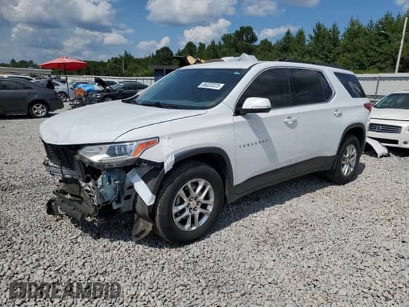 2019 Chevrolet Traverse LT with VIN 1GNERHKW5KJ200386, listed as a Copart auction lot 66320325 with 155,204 mi miles and Salvage title. Bid and sale history available at DreamBid. Image 1.