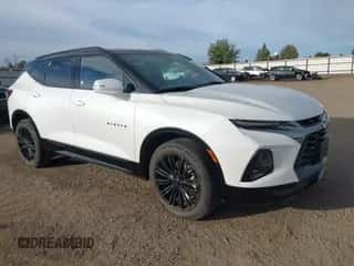 2022 Chevrolet Blazer RS z VIN 3GNKBKRS5NS192767, wystawiony jako IAAI lot #43342281 z przebiegiem 37 532 mil mil oraz . Historia ofert i sprzedaży dostępna na DreamBid. Obrazek 1.