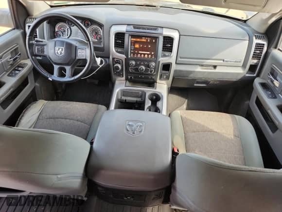 2018 Ram 1500 Big Horn with VIN 1C6RR7LT8JS238655, listed as a Copart auction lot 80570695 with 180,376 mi miles and Salvage title. Bid and sale history available at DreamBid. Image 8.