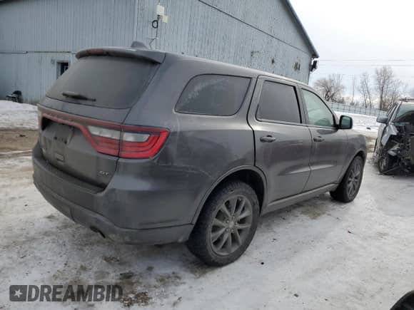 2017 Dodge Durango Crew with VIN 1C4SDJDT0HC917683, listed as a Copart auction lot 43051495 with 117,844 mi miles and Clean title. Bid and sale history available at DreamBid. Image 3.