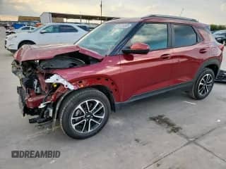 2025 Chevrolet TrailBlazer LT z VIN KL79MPSL8SB056509, wystawiony jako Copart lot #81239365 z przebiegiem 14 218 mil mil oraz Szkoda całkowita • Salvage title. Historia ofert i sprzedaży dostępna na DreamBid. Obrazek 1.