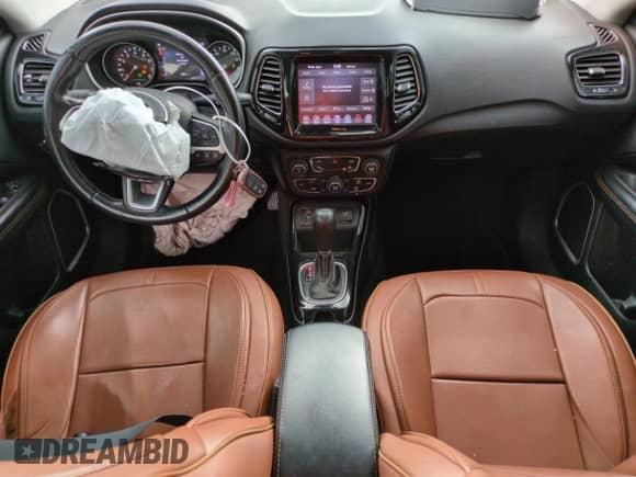 2021 Jeep Compass Limited z VIN 3C4NJCCB7MT555702, wystawiony jako Copart lot #66208805 z przebiegiem 79 613 mil mil oraz Szkoda całkowita • Salvage title. Historia ofert i sprzedaży dostępna na DreamBid. Obrazek 8.