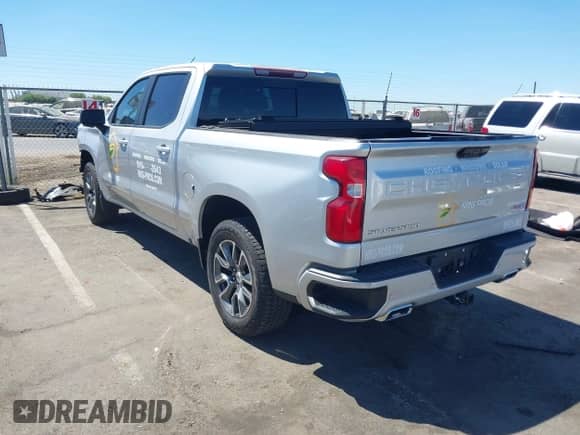 2022 Chevrolet Silverado 1500 RST with VIN 3GCUDEET4NG595797, listed as a IAAI auction lot 42921820 with 66,506 mi miles and . Bid and sale history available at DreamBid. Image 3.