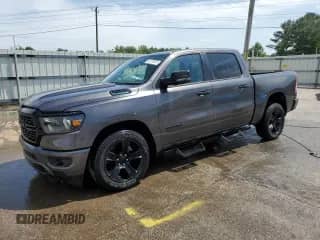 2024 Ram 1500 Big Horn with VIN 1C6RREFG1RN157414, listed as a Copart auction lot 56710525 with 23,475 mi miles and Salvage title. Bid and sale history available at DreamBid. Image 1.